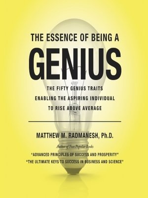 The Essence of Being A Genius - Audiobook
